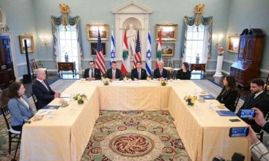 انتهاء الاجتماع بين لبنان وإسرائيل بواشنطن والجيش الاسرائيلي يقسم الجنوب الى 3 اقسام