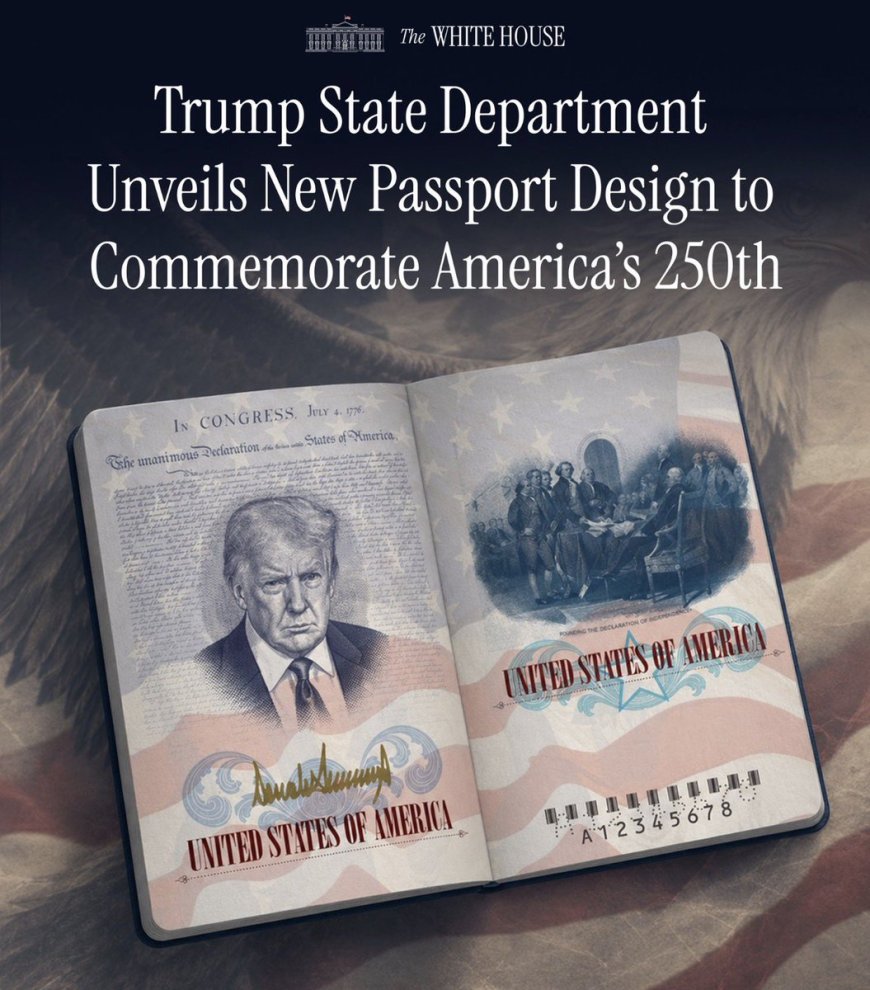 صورة ترامب ستظهر داخل الإصدارات الجديدة لجوازات السفر الأمريكية