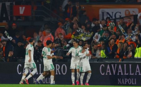 الجزائر تحقق فوزا تاريخيا على هولندا وديا تحضيرا للمونديال