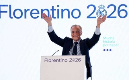 إعادة انتخاب فلورنتينو بيريس رئيسا لريال مدريد حتى عام 2030