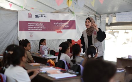 بدعم من صندوق ملالا: مؤسسة التعاون تنفّذ مشروعًا لتعزيز التعليم الآمن والشامل للأطفال في غزة