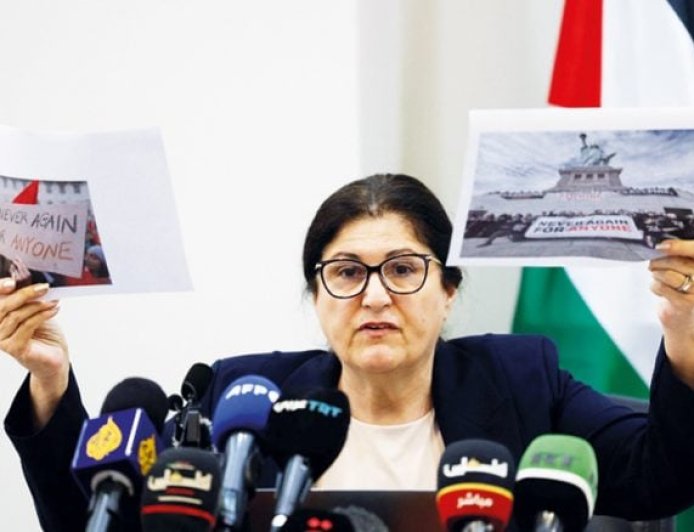 وزيرة الخارجية الفلسطينية: قضيتنا في أسوأ مراحلها.. نحن دولة بقضية إذا غاب حضورنا سينسانا العالم