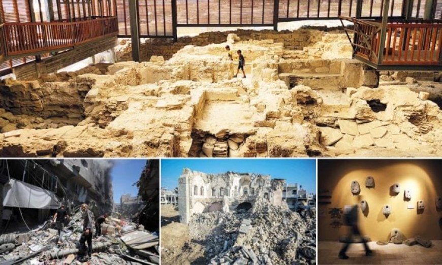 كنوز تحت الركام… ماذا تبقى من معالم أثرية وتاريخية في غزة؟