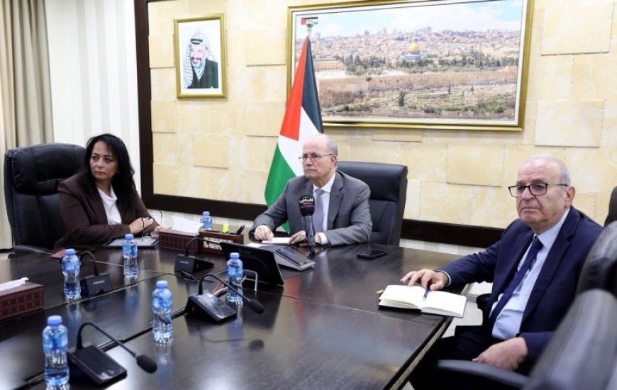 مصطفى يبحث مع فليتشر الأوضاع الإنسانية في غزة وبرامج التعافي المبكر