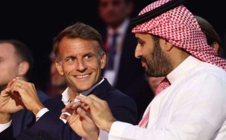 محمد بن سلمان وماكرون يبحثان في باريس العقود الاقتصادية وتطورات حرب الخليج