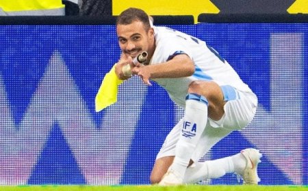 طرد لاعب إسرائيلي بعد احتفال يحاكي إطلاق النار أمام النمسا