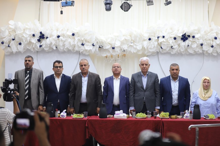 شؤون اللاجئين تضع حجر الأساس لخزان مياه في مخيم الفوار
