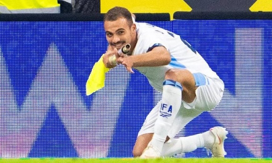 طرد لاعب إسرائيلي بعد احتفال يحاكي إطلاق النار أمام النمسا