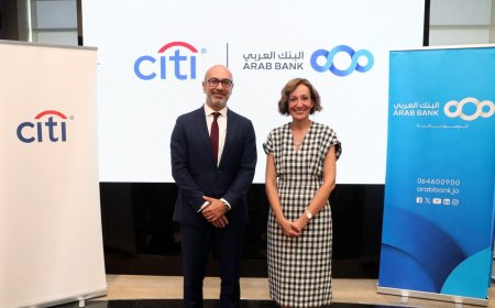 سيتي يتعاون مع البنك العربي لتوفير خدمة المقاصة بالدولار الأمريكي على مدار الساعة عبر شبكته العالمية
