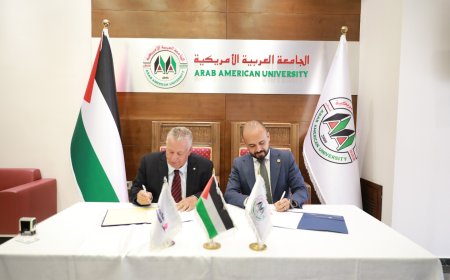 تمكين للتامين والجامعة العربية الأمريكية توقعات اتفاقية إحالة خدمات وحلول التأمين