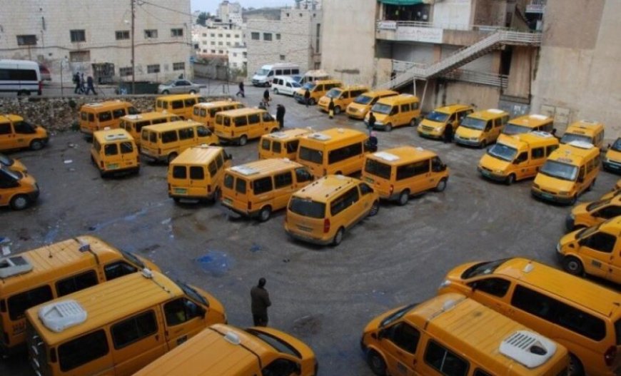 نقابة عمال النقل في فلسطين تصعّد احتجاجاتها وتلوّح بإضراب شامل الأربعاء